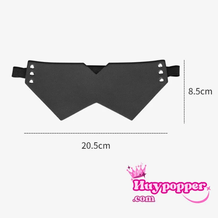 Bịt mắt da PU nam tính Tururu, chơi BDSM, tăng hấp dẫn