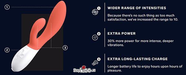 Dụng cụ massage Lelo Ina 3 - Kích thích điểm G & âm vật hiệu quả