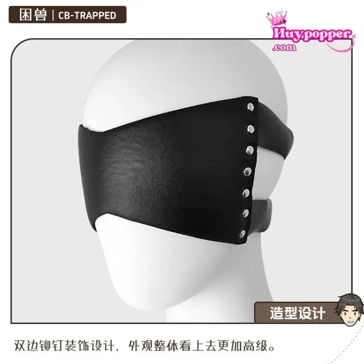 Mask da PU sexy chơi BDSM chất liệu cao cấp hấp dẫn người dùng