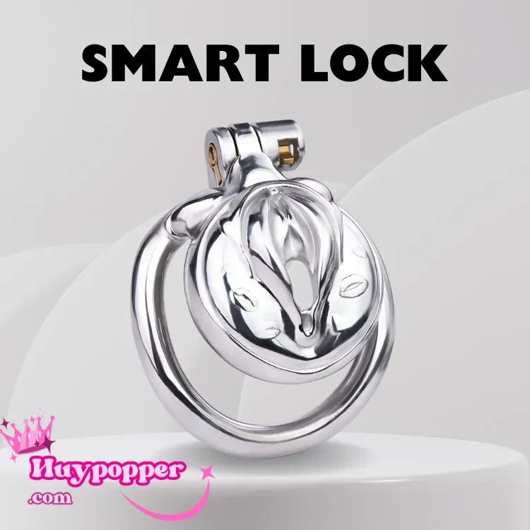 Khóa Dương Vật Hình Âm Đạo Inox 304 Cao Cấp Tinh Xảo Đặc Biệt 