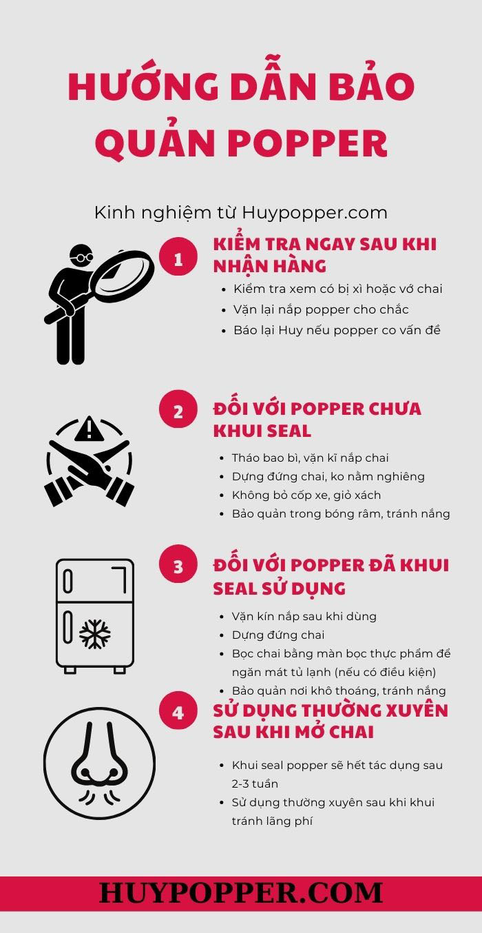Combo 3 chai Popper C4 10ml Siêu Mạnh Kích Thích Phê Đỉnh