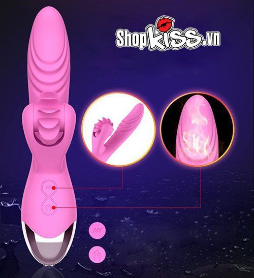 Máy massage Dibe rung xoay nhiệt tăng khoái cảm điểm G âm vật