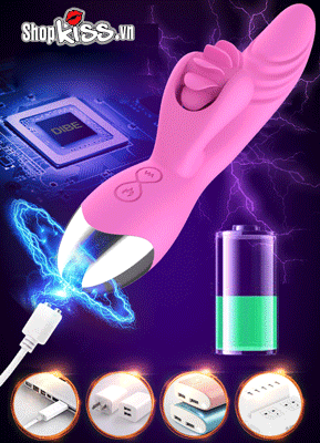 Máy massage Dibe rung xoay nhiệt tăng khoái cảm điểm G âm vật