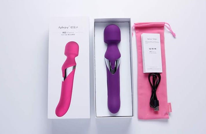 Máy rung AV17A 2 đầu xoay ngoáy cực khoái cho nữ Máy rung AV17A 2 đầu xoay ngoáy cực khoái cho nữ