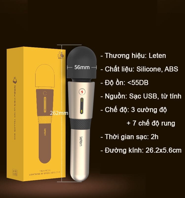 AV11B Chày Rung Cao Cấp Tăng Khoái Cảm Tình Dục Nữ Tận Hưởng