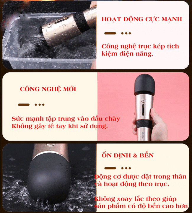 AV11B Chày Rung Cao Cấp Tăng Khoái Cảm Tình Dục Nữ Tận Hưởng