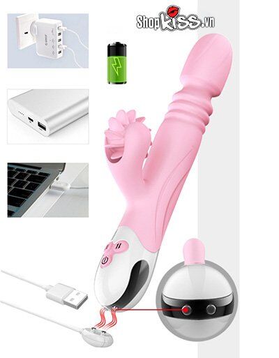 Máy massage âm vật rung thụt tự động XuanAi kích thích cực mạnh