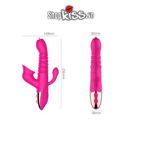 Máy Massage G Điểm Liếm Mút DIBE Kích Thích Âm Vật Hậu Môn