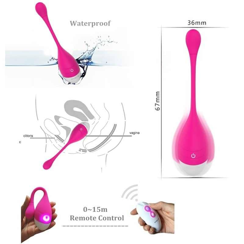 EG32 Trứng rung từ xa cao cấp, rung theo nhịp âm thanh, kích thích tuyệt đỉnh