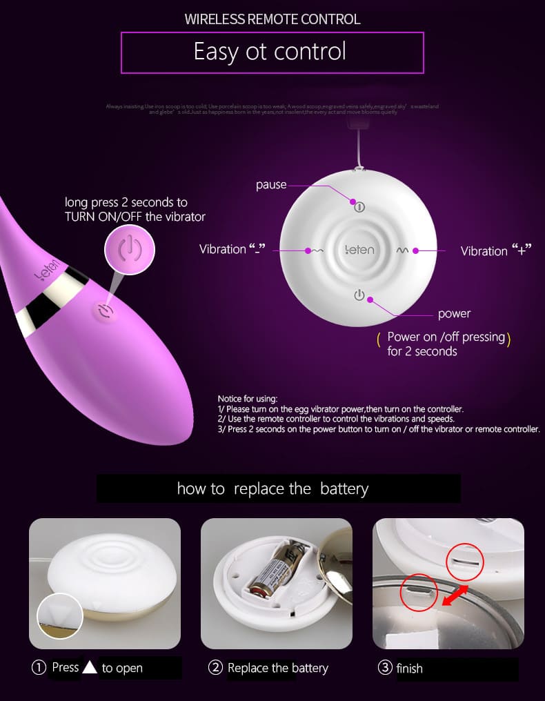 EG33C Wireless G-Spot Vibrator for Intense Female Pleasure