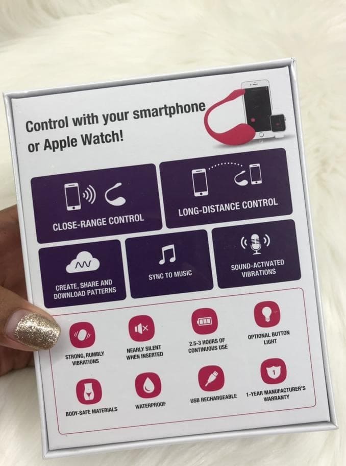 EG34A trứng rung Lush 2 điều khiển từ xa âm thanh siêu phê