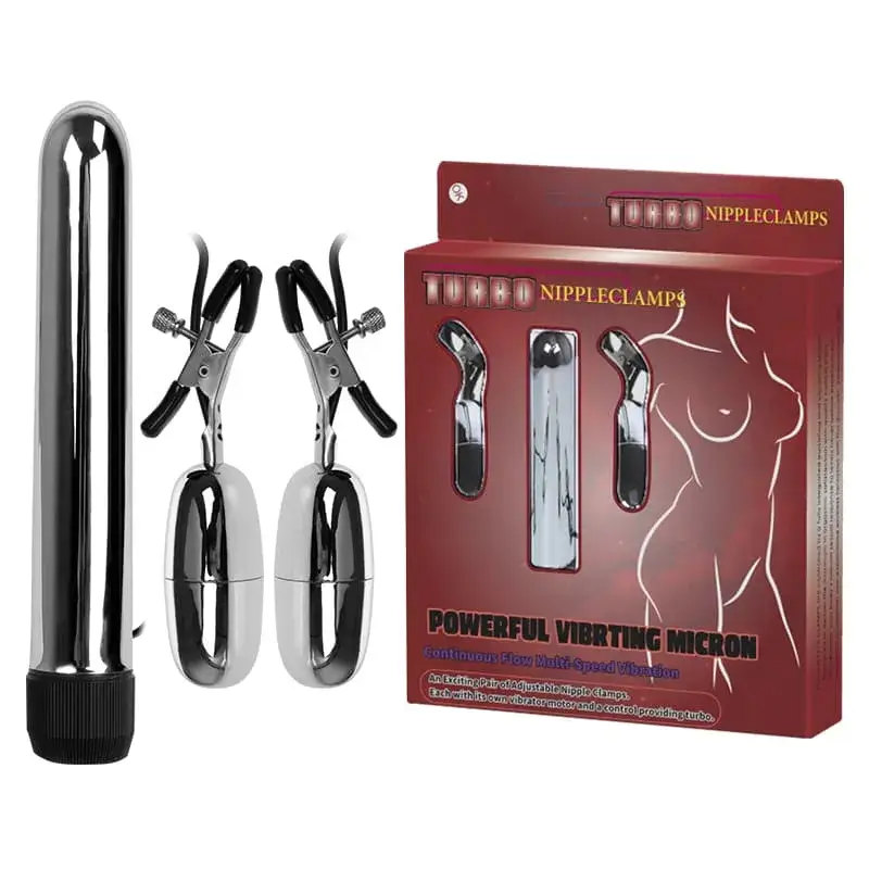 Máy rung đa tần DC61B polymer an toàn kẹp vú âm đạo kích thích