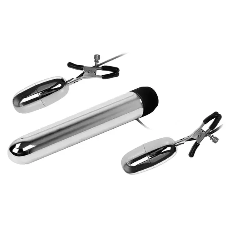 Máy rung đa tần DC61B polymer an toàn kẹp vú âm đạo kích thích