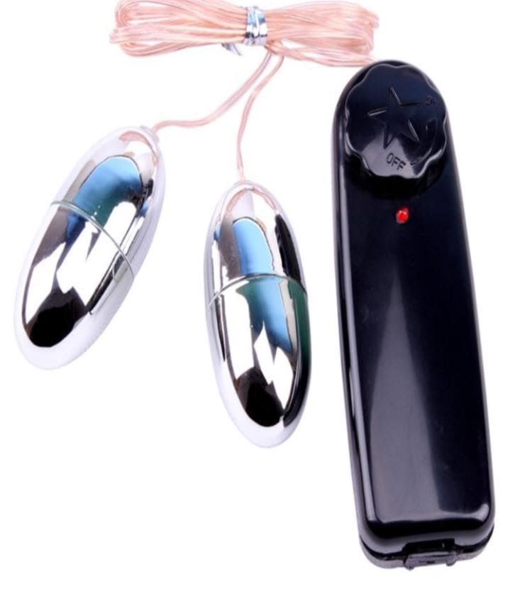 DC61C Đồ Chơi Tình Dục Nữ 2 Trứng Rung Inox Kích Thích Mạnh