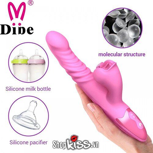 Máy massage đa năng Dibe – Rung thụt xoay nhiệt kích thích điểm G âm vật