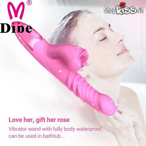 Máy massage đa năng Dibe – Rung thụt xoay nhiệt kích thích điểm G âm vật