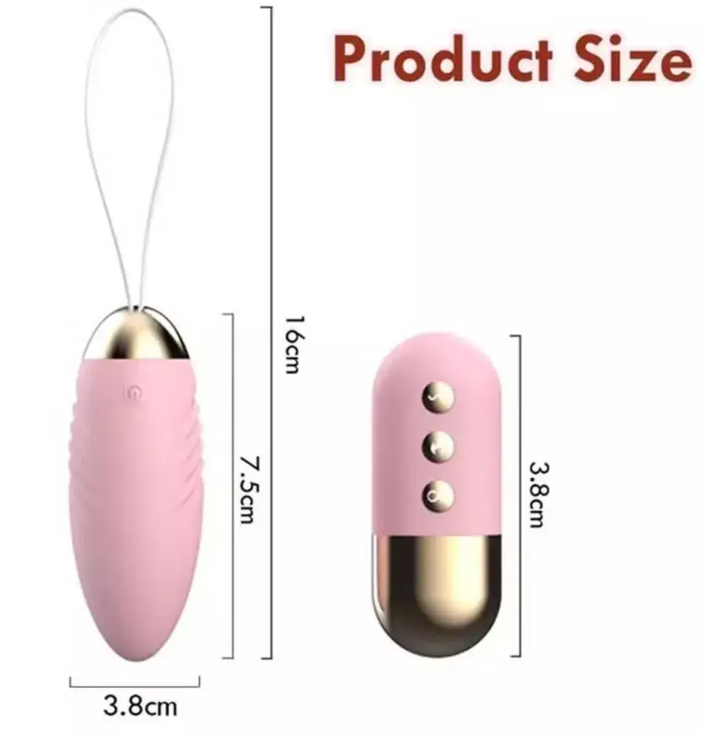 Trứng rung tình yêu không dây EG12A 10 chế độ silicone cao cấp ấm nóng