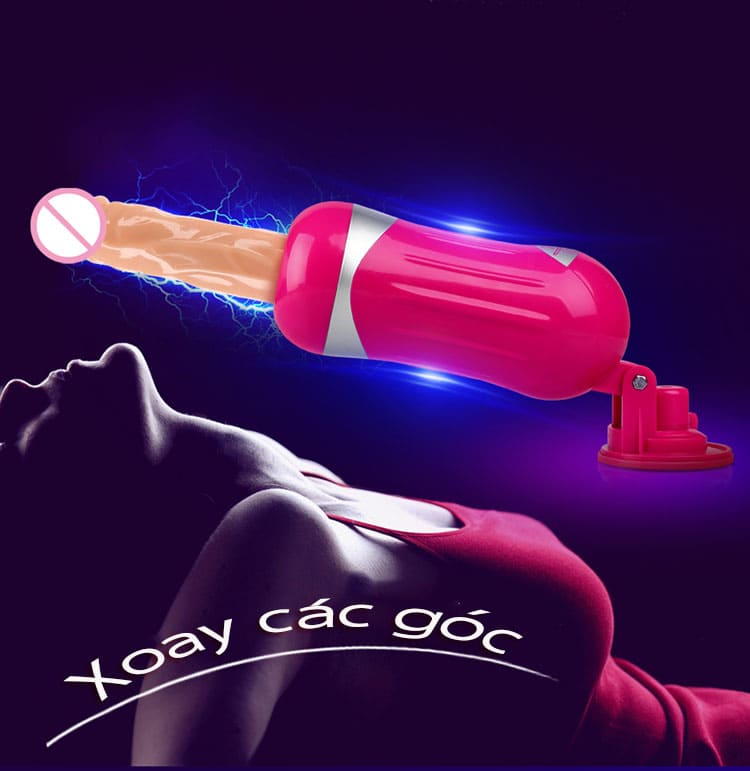 DC50A Dương vật giả thụt tự động siêu rung kích thích âm đạo