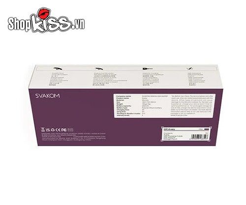  Nhập sỉ Máy massage điểm G và âm vật có rung thụt tự động Svakom Avery cao cấp