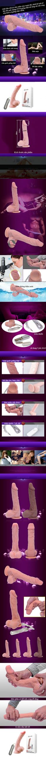 DV30 Loveaider đồ chơi rung cao cấp cho nam siêu mềm mịn