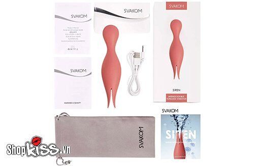  Giá sỉ Máy massage 2 đầu kích thích đa điểm Svakom Siren giá sỉ