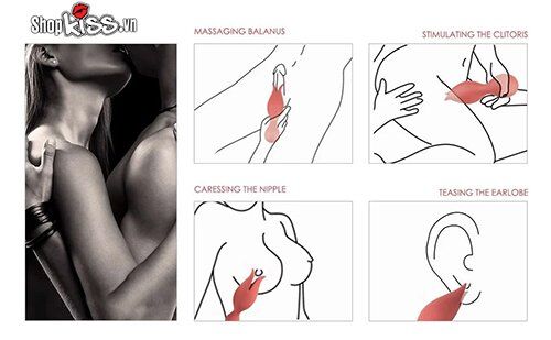  Giá sỉ Máy massage 2 đầu kích thích đa điểm Svakom Siren giá sỉ