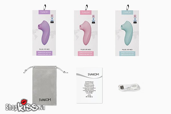 Máy kích thích âm vật sóng áp suất Svakom Pulse Neo app điều khiển