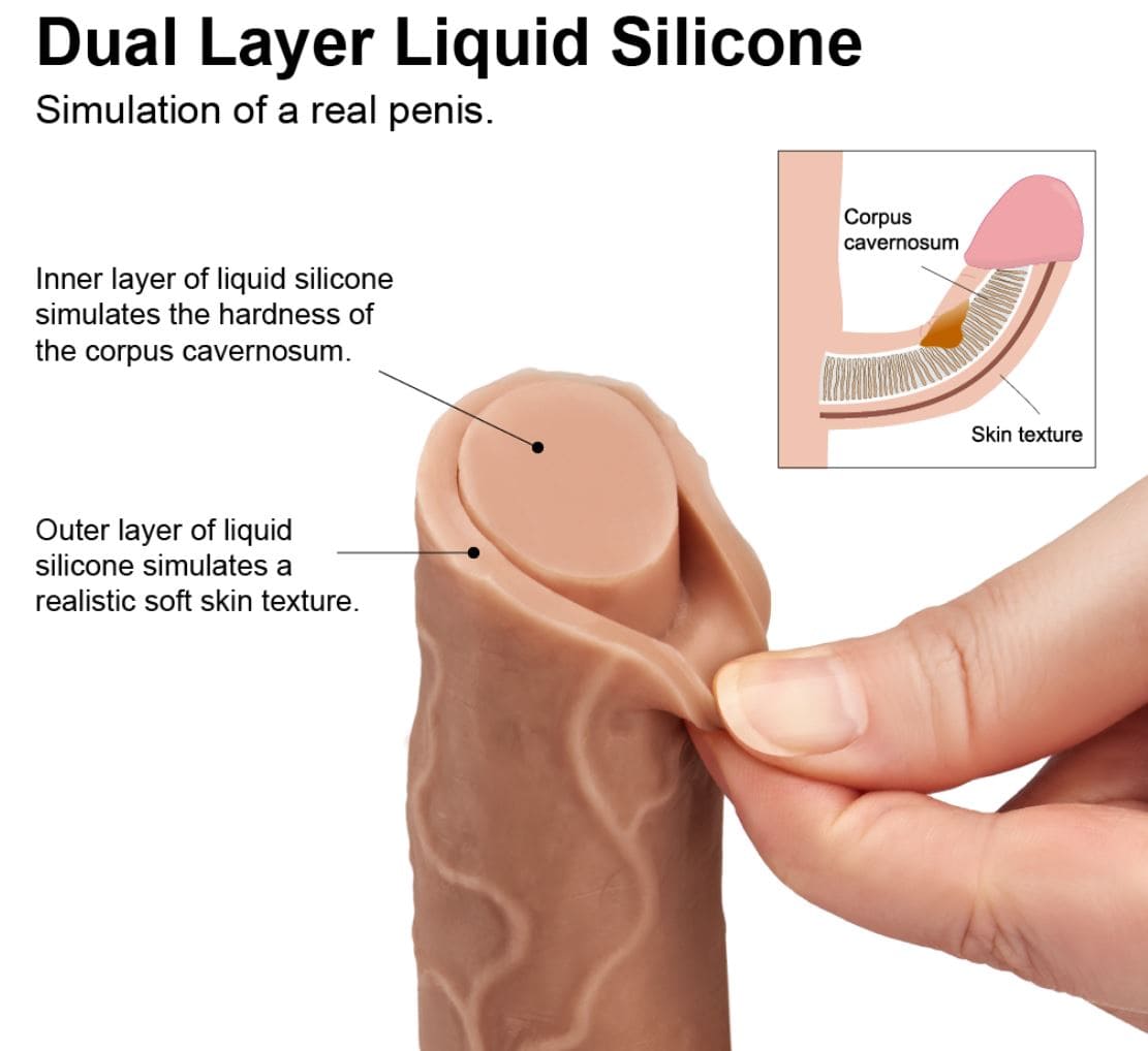 DV55G Dương Vật Giả Dán Tường Cao Cấp Cho Nữ Sung Sướng