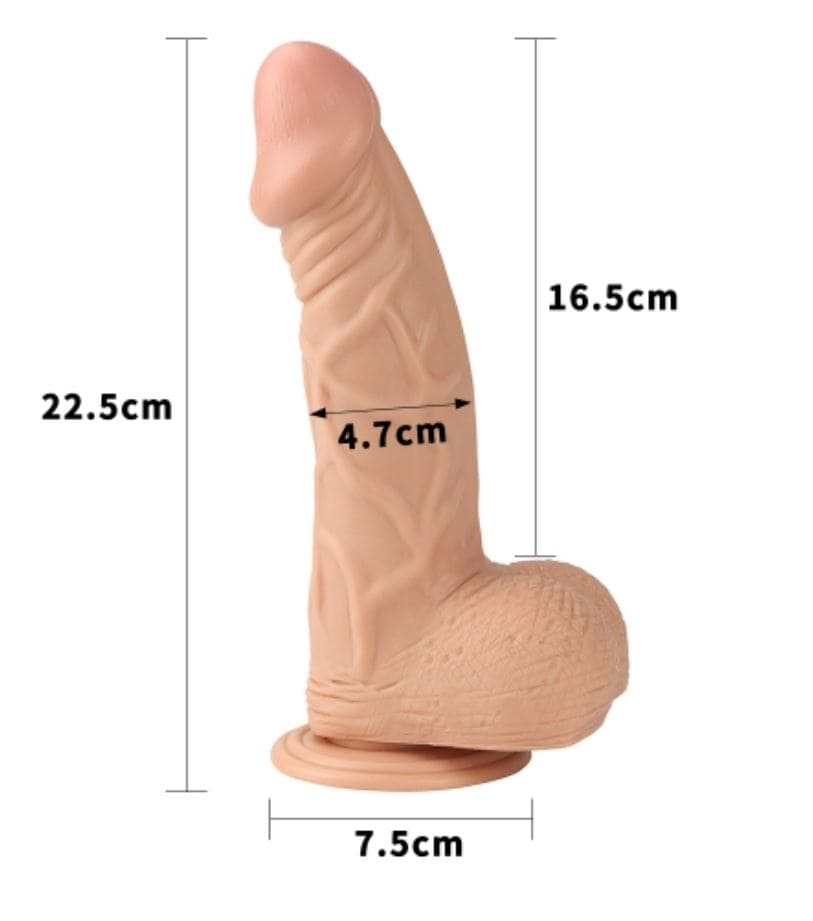 DV56A Dương Vật Giả Rung Hít Tường Siêu Mạnh Kích Thích Tột Đỉnh