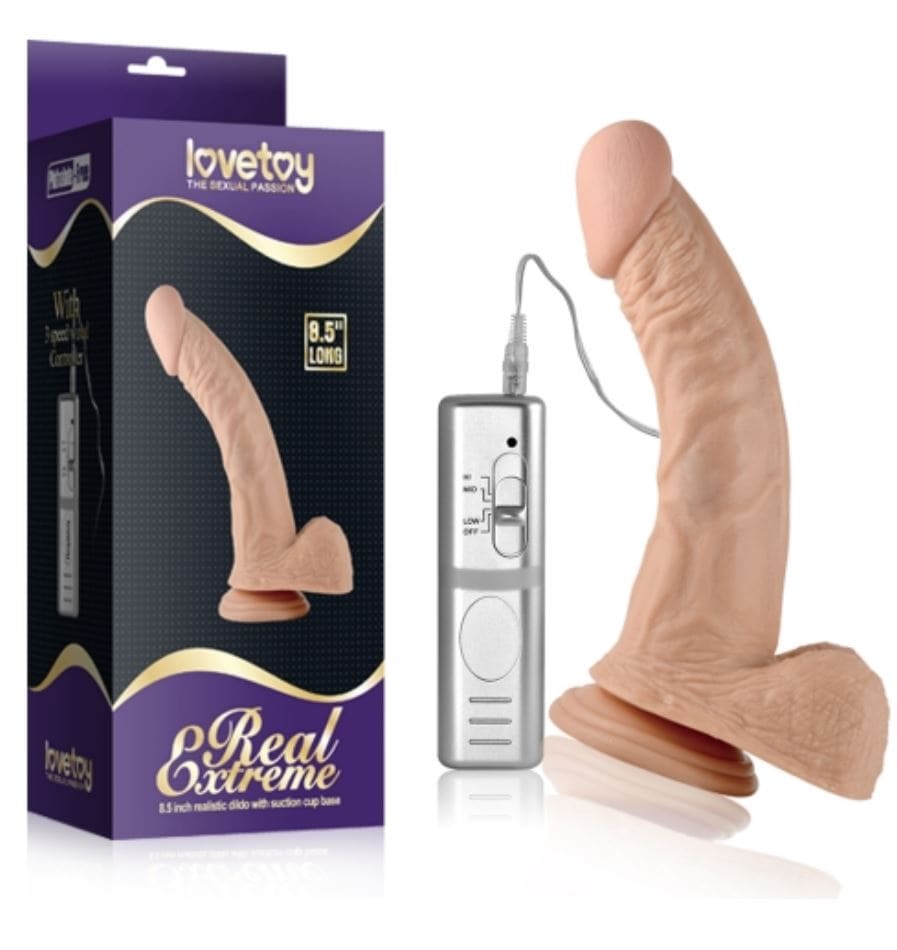 DV56B dương vật giả cong rung mạnh hít đất kích thích cực đỉnh
