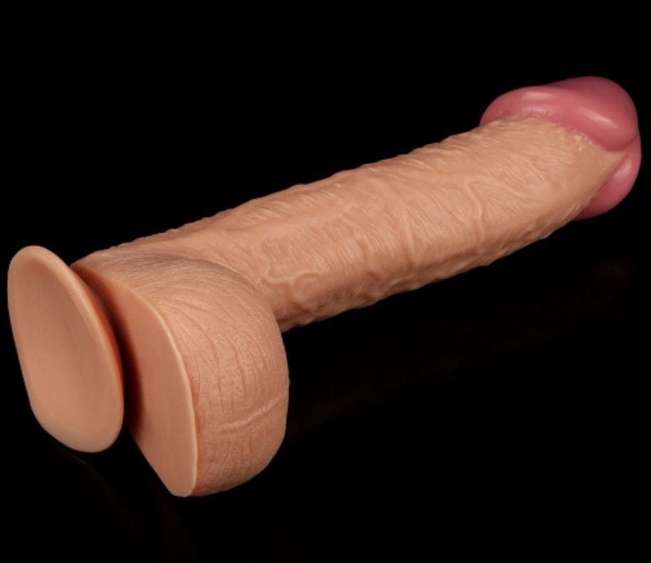 DV58 Large Textured Dildo for Female Pleasure