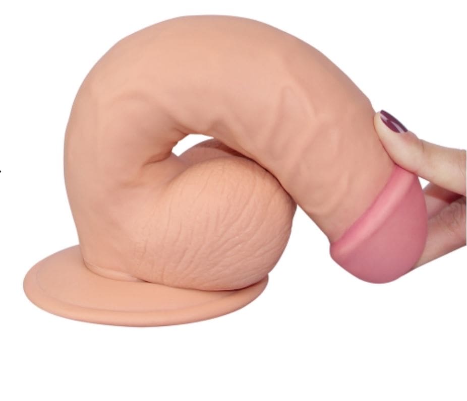 DV58A Dương Vật Giả To Khủng Dán Tường Cong Kích Thích Mua Ngay