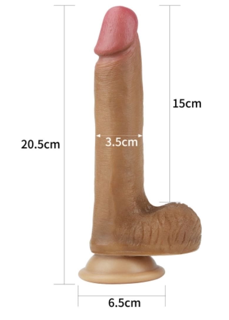 DV58B Dương vật giả gắn tường cao cấp mềm mại nâng tầm khoái cảm