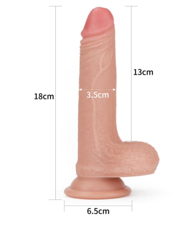 DV58B Dương vật giả gắn tường cao cấp mềm mại nâng tầm khoái cảm