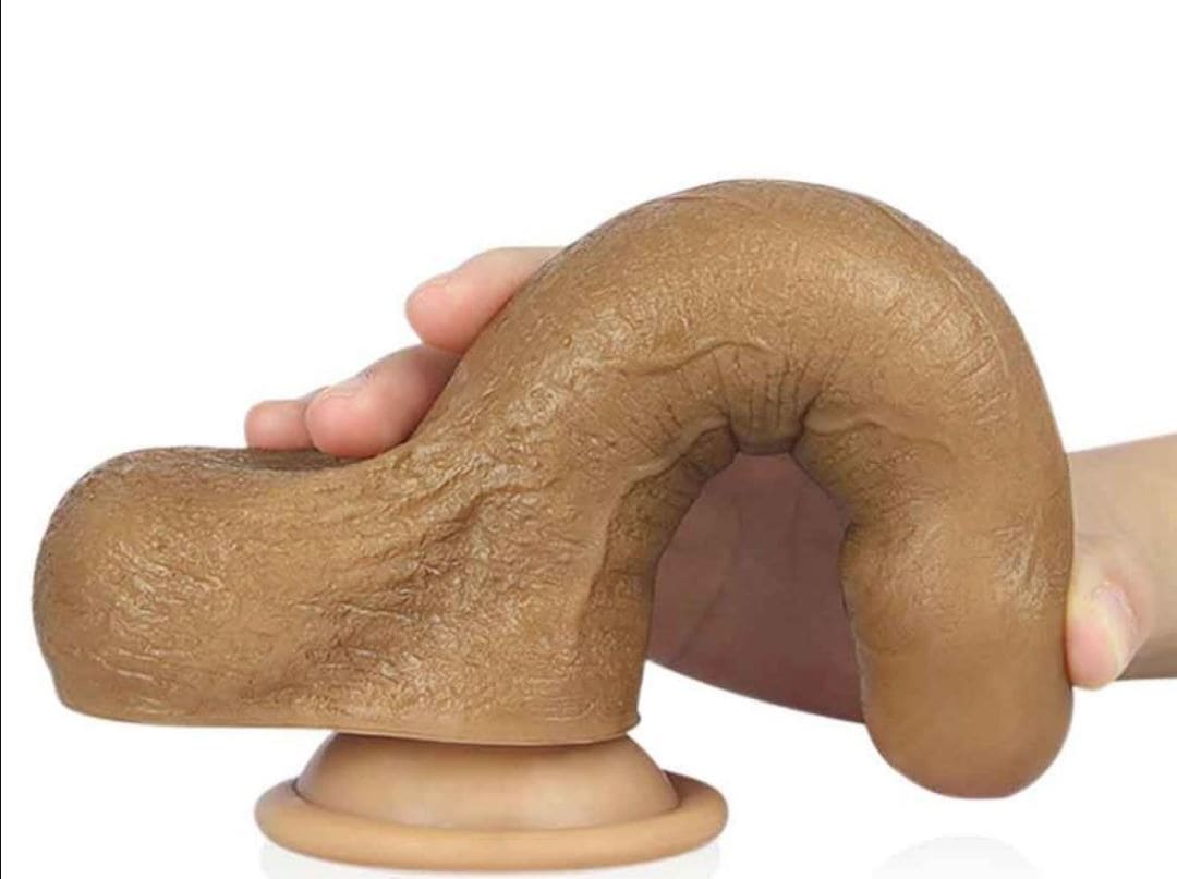DV58C dương vật giả dán tường mềm mại an toàn Love toy Mỹ