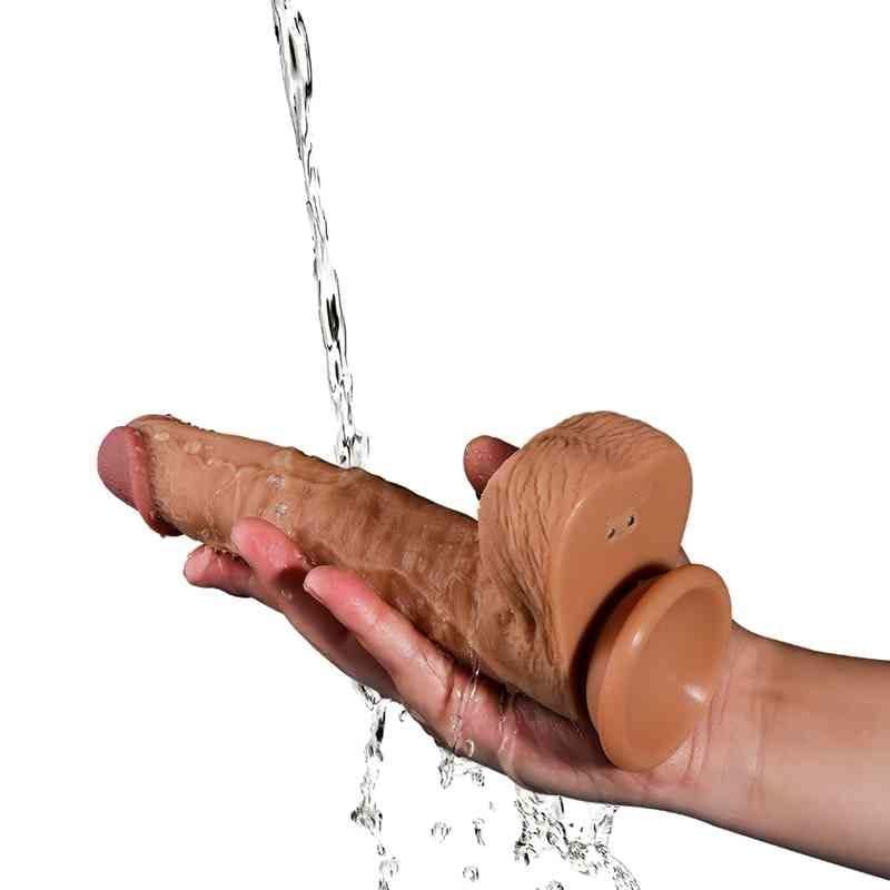 Dương Vật Giả DV60D Rung Thụt Điều Khiển Từ Xa Có Sưởi Ấm