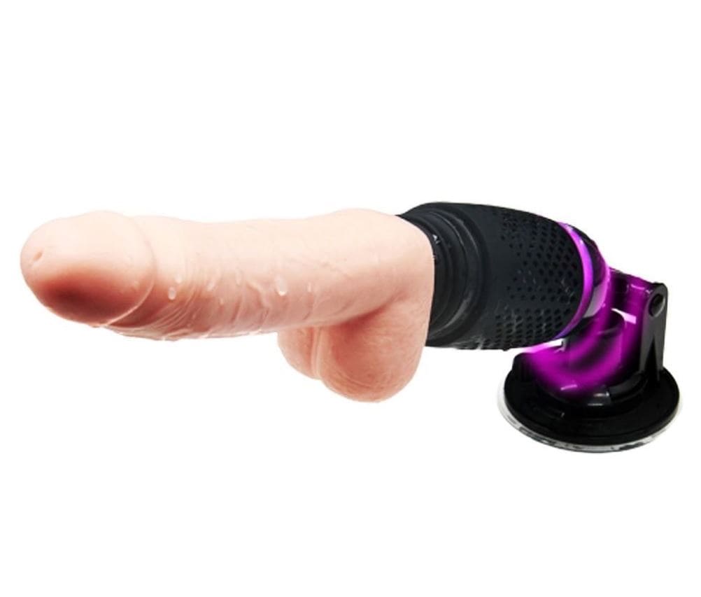 DC50B Dương Vật Giả Tự Động Rung Sưởi Ấm Điều Khiển Xa Cao Cấp