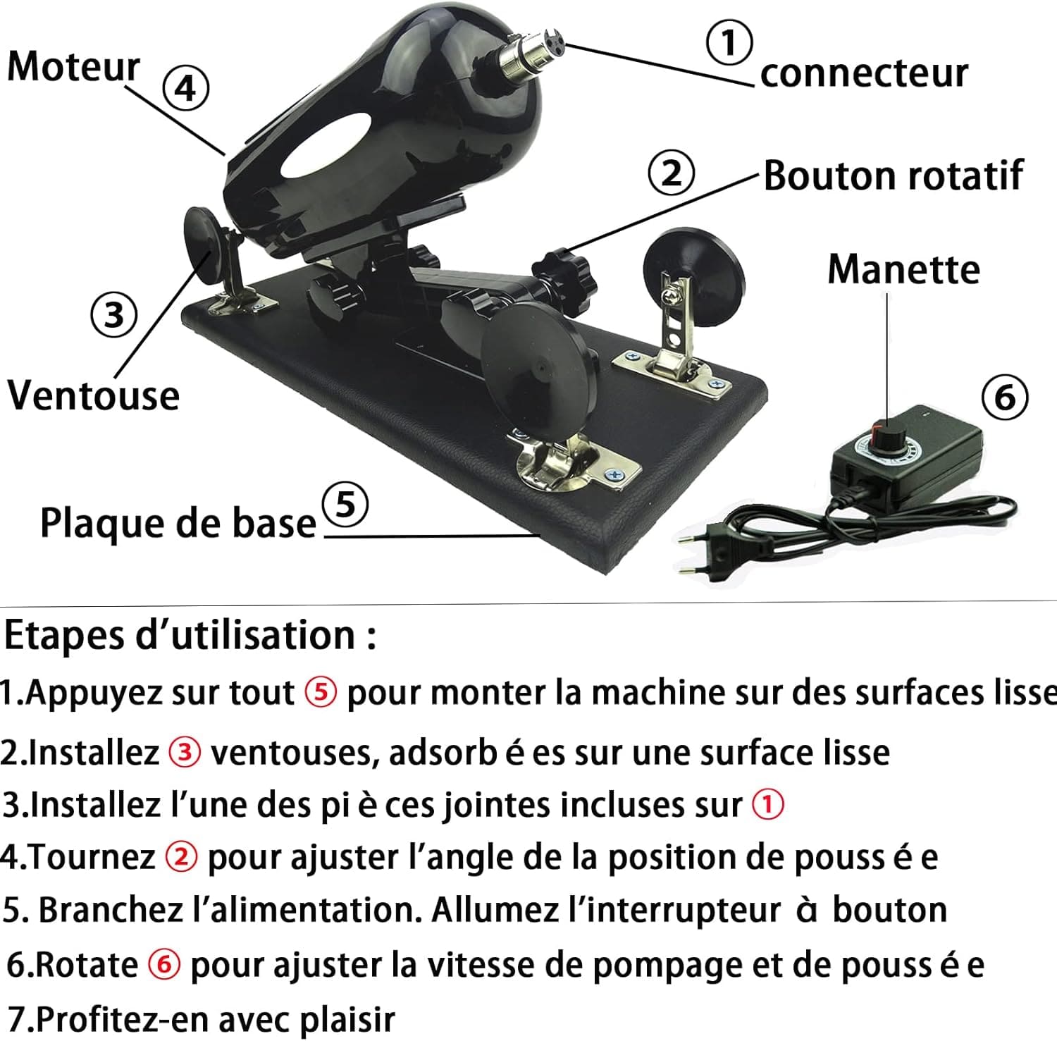 DC50P dương vật giả đế tự động rung thụt cực sướng nhiều tư thế