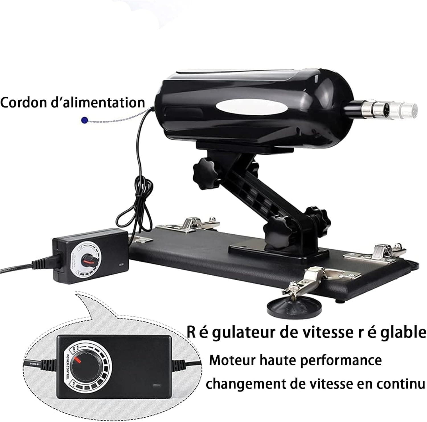 DC50P dương vật giả đế tự động rung thụt cực sướng nhiều tư thế