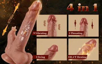 DV30E dương vật giả rung thụt nóng đa chế độ dán tường tiện dụng