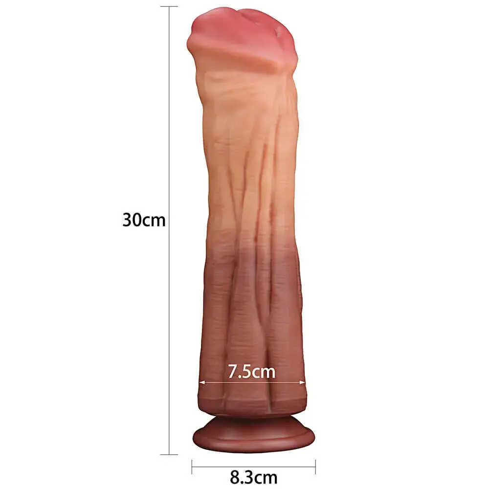 Dương vật giả siêu to DV68R 30cm silicone đế hút mạnh khoái cảm cực đỉnh