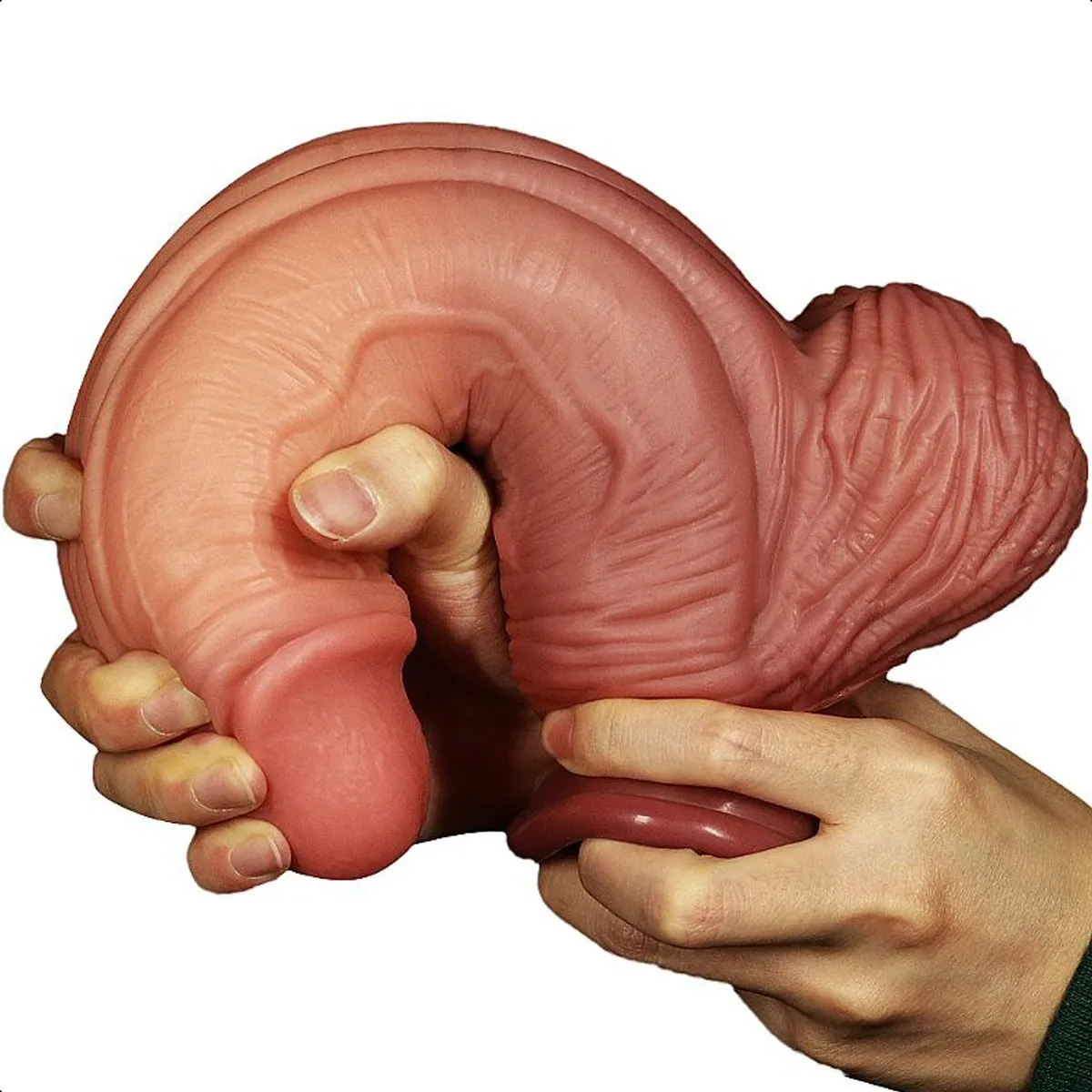 Cu Giả DV68E Kích Thích Sướng Tê Dại Đế Hút Mạnh Màu Da