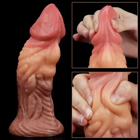 Dương vật giả to cho phụ nữ thăng hoa sung sướng DV68N LOVETOY màu da tự nhiên với đế hút