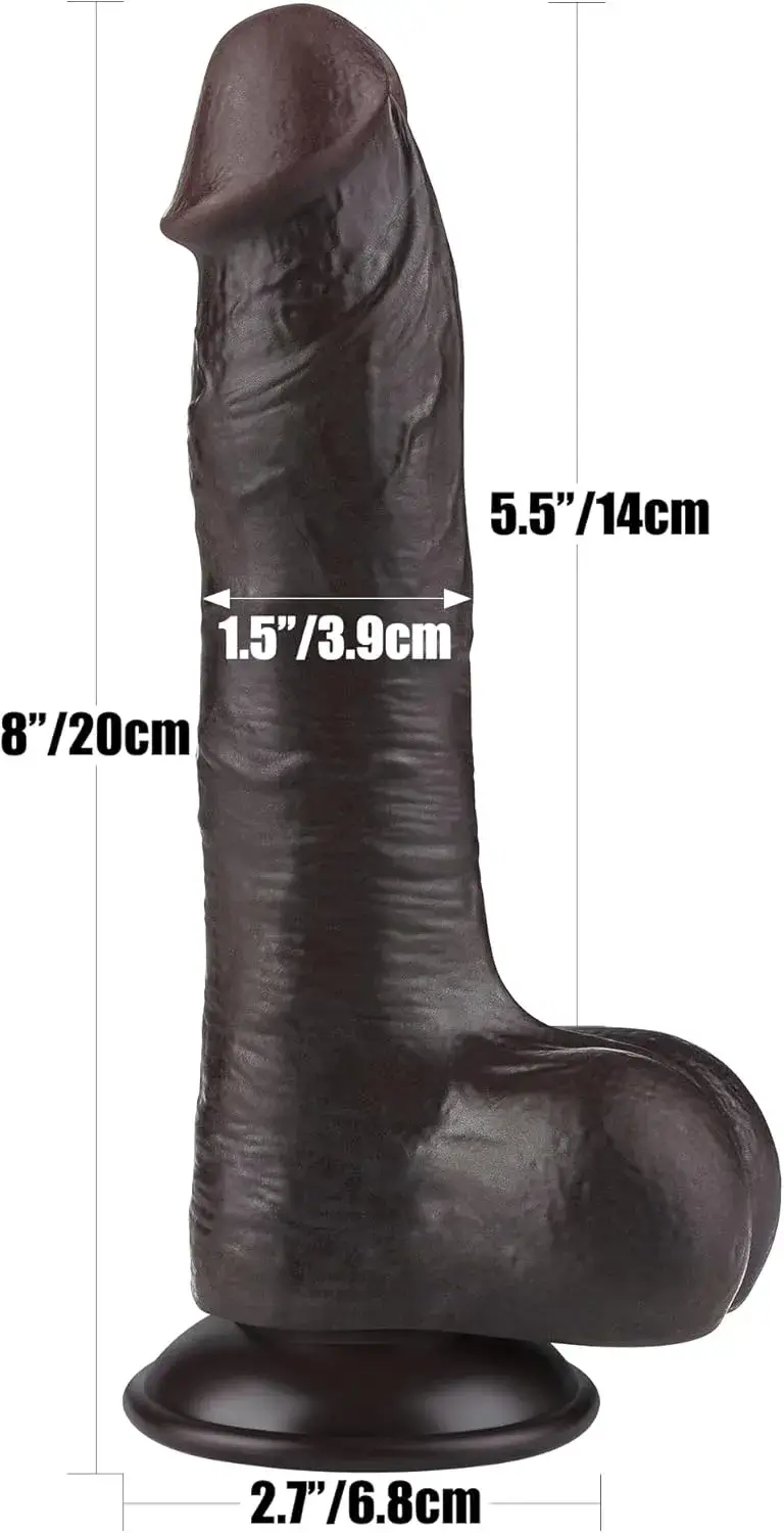 DV68B LOVETOY dương vật giả châu Phi mềm mại chân thực sống động