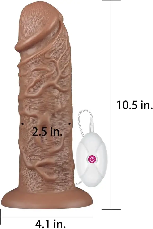 Cu Giả Khủng DV68F 10 Chế Độ Rung Đế Hút - Cực Khoái Sung Sướng