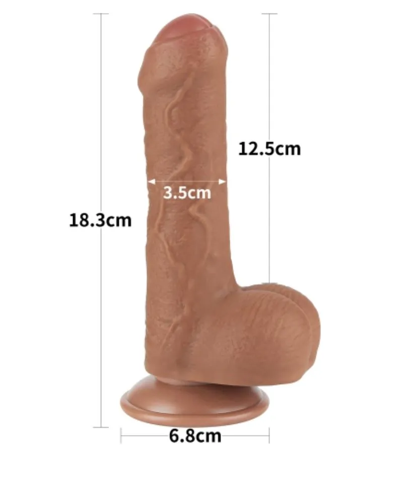 Dương vật giả silicon siêu mềm kích thích cực mạnh DV68M