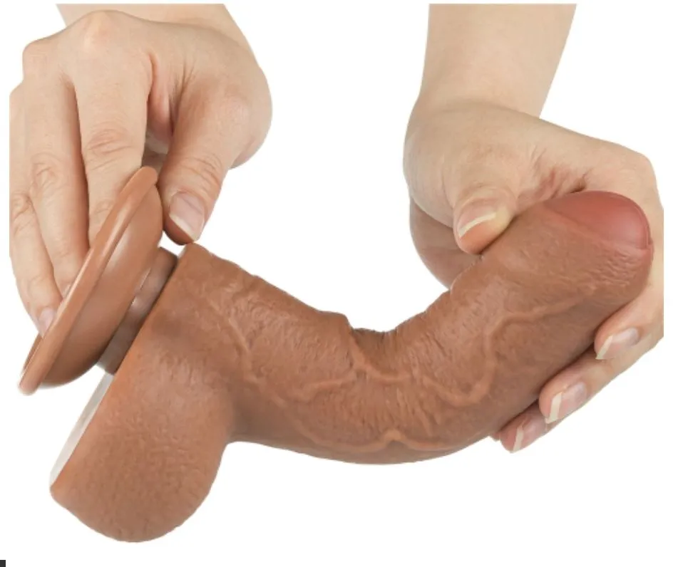 Dương vật giả silicon siêu mềm kích thích cực mạnh DV68M