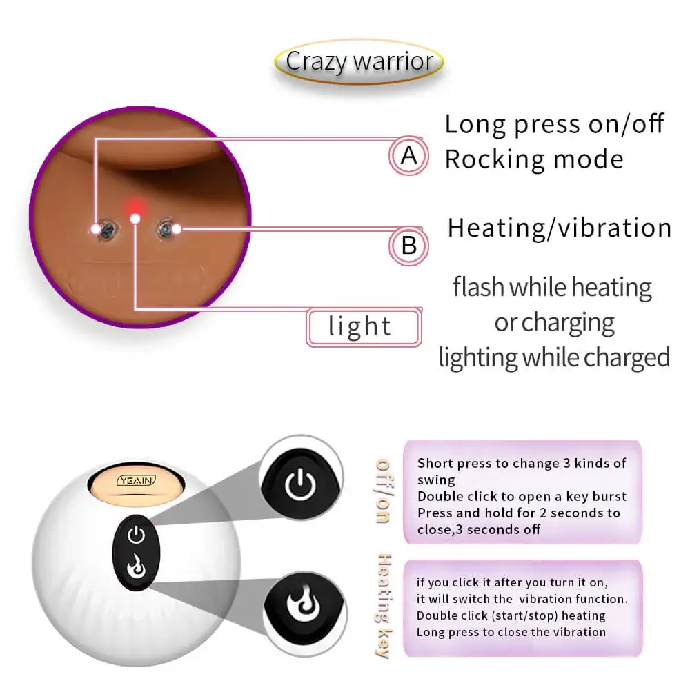 Cu Giả Gắn Tường Rung Xoáy Ấm Áp Như Thật DV40H, Siêu Thực Cu Giả Gắn Tường Rung Xoáy Ấm Áp Như Thật DV40H, Siêu Thực