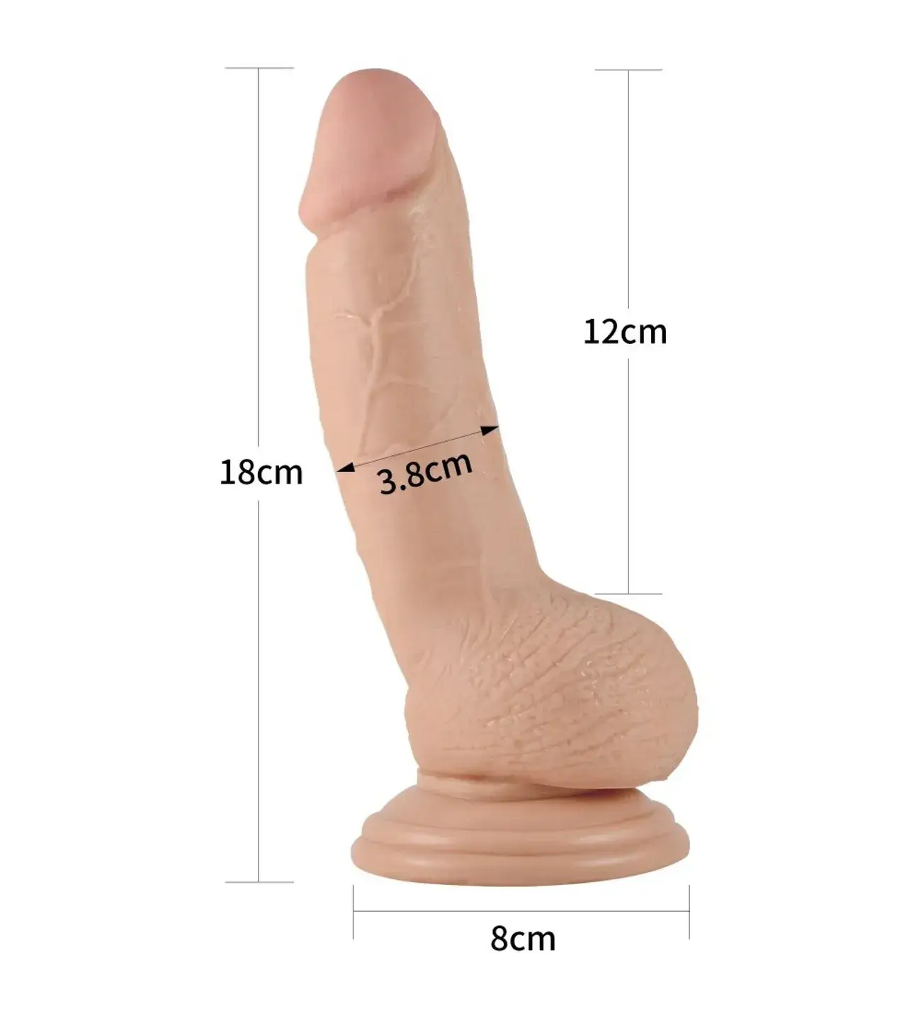 Cu Giả Gắn Tường 18cm Giá Rẻ Cho Nàng Tự Sướng Cực Đã