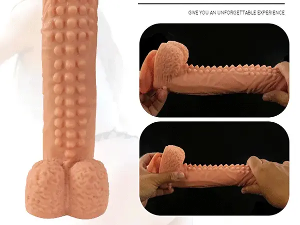 Dương vật giả gai gân siêu mềm tăng khoái cảm nàng DV43D an toàn